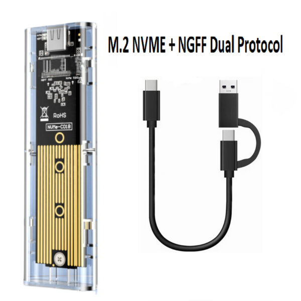 Hysenser nvme/ngff casing
