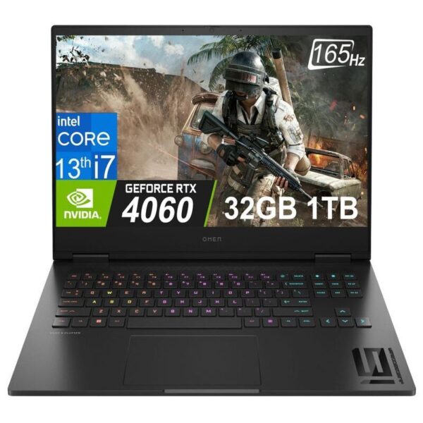 HP Omen 16 Gaming Laptop – Intel i9 13th Gen | 16GB RAM | 1TB SSD | 8GB NVIDIA GeForce RTX 4060