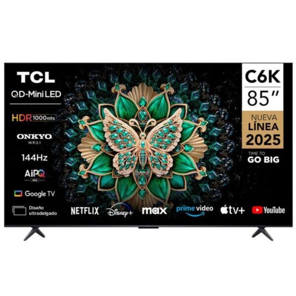 TCL 85C6K 85” QLED 4K Smart TV